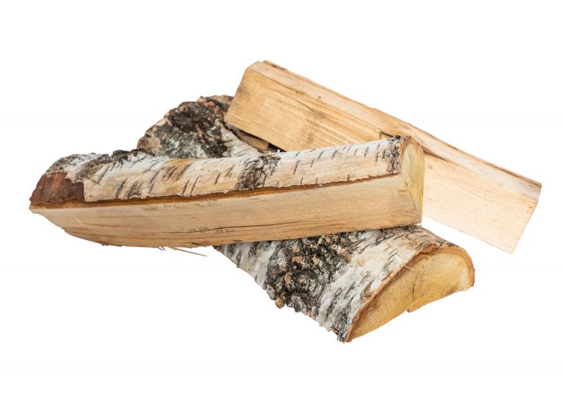 Brennholz Birke 25 cm 22 Liter Sack – Bild 4