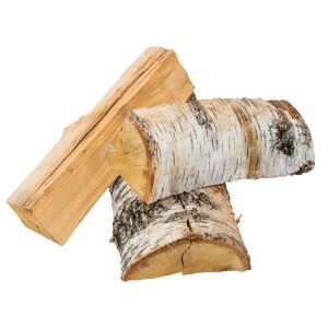 Brennholz Birke 28 cm 30 Liter Sack