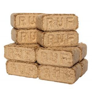 RUF Holzbriketts Hartholz Buche ohne Zugloch 960 kg Palette